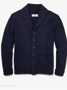 Line of Trade The Dockside Shawl Cardigan wool size M unisex